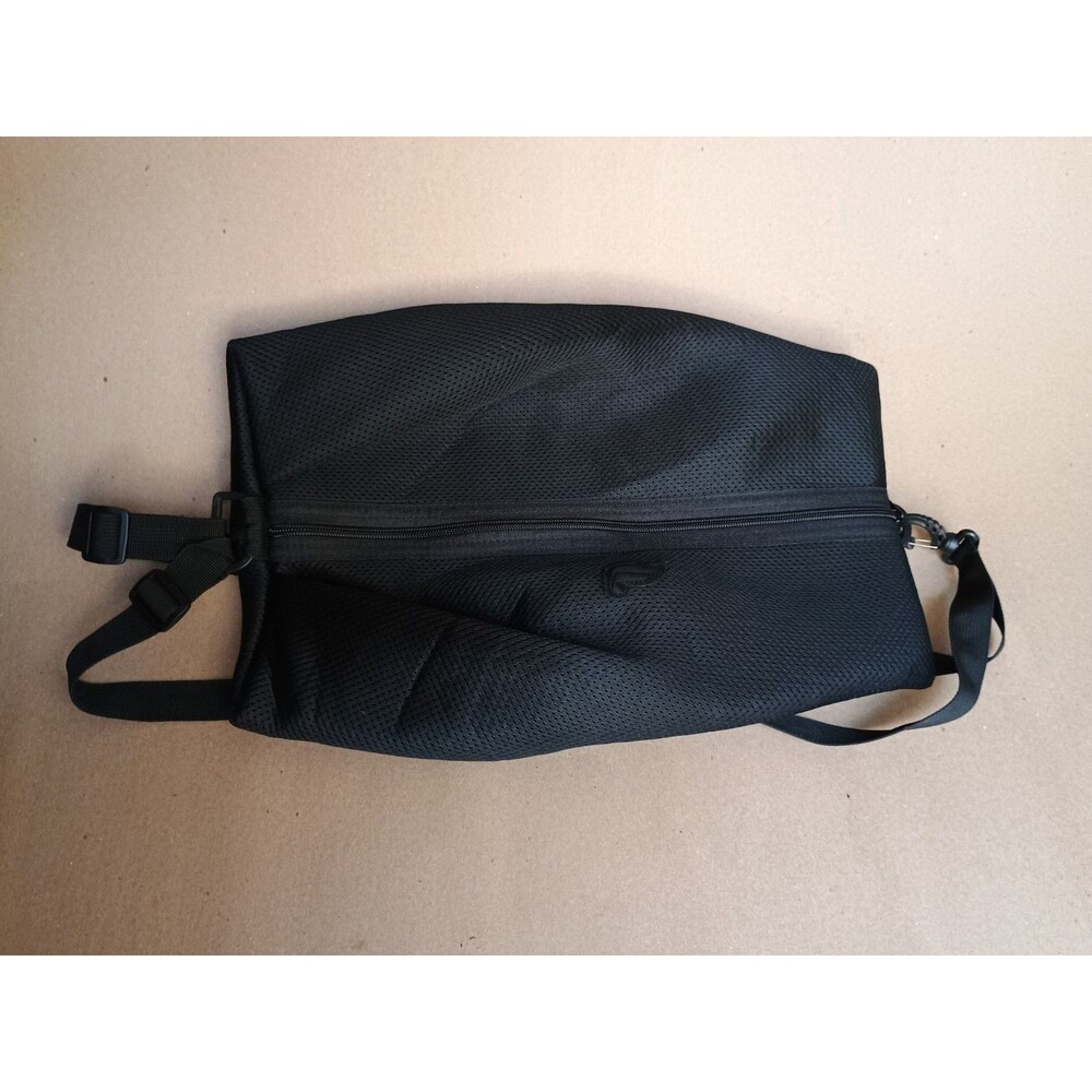 Fabletics Black The Functional Bag Zipper Backpack Shoe Gym Bag READ